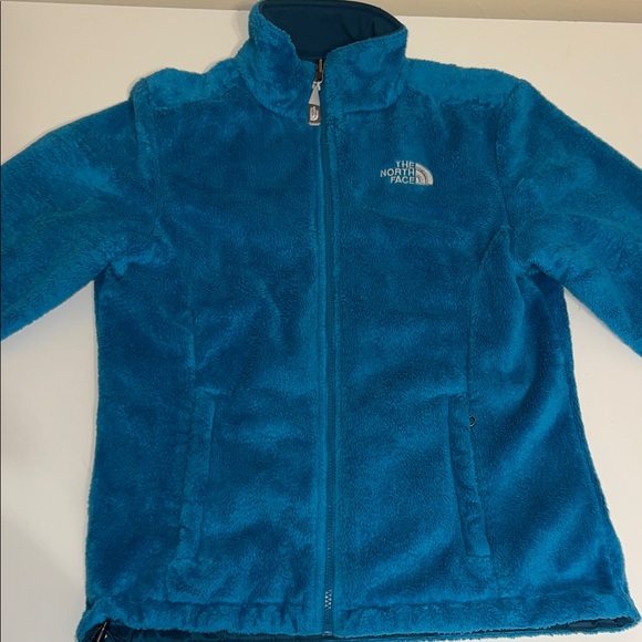 The North Face Turquoise Fleece Jacket - Picture 2 of 4
